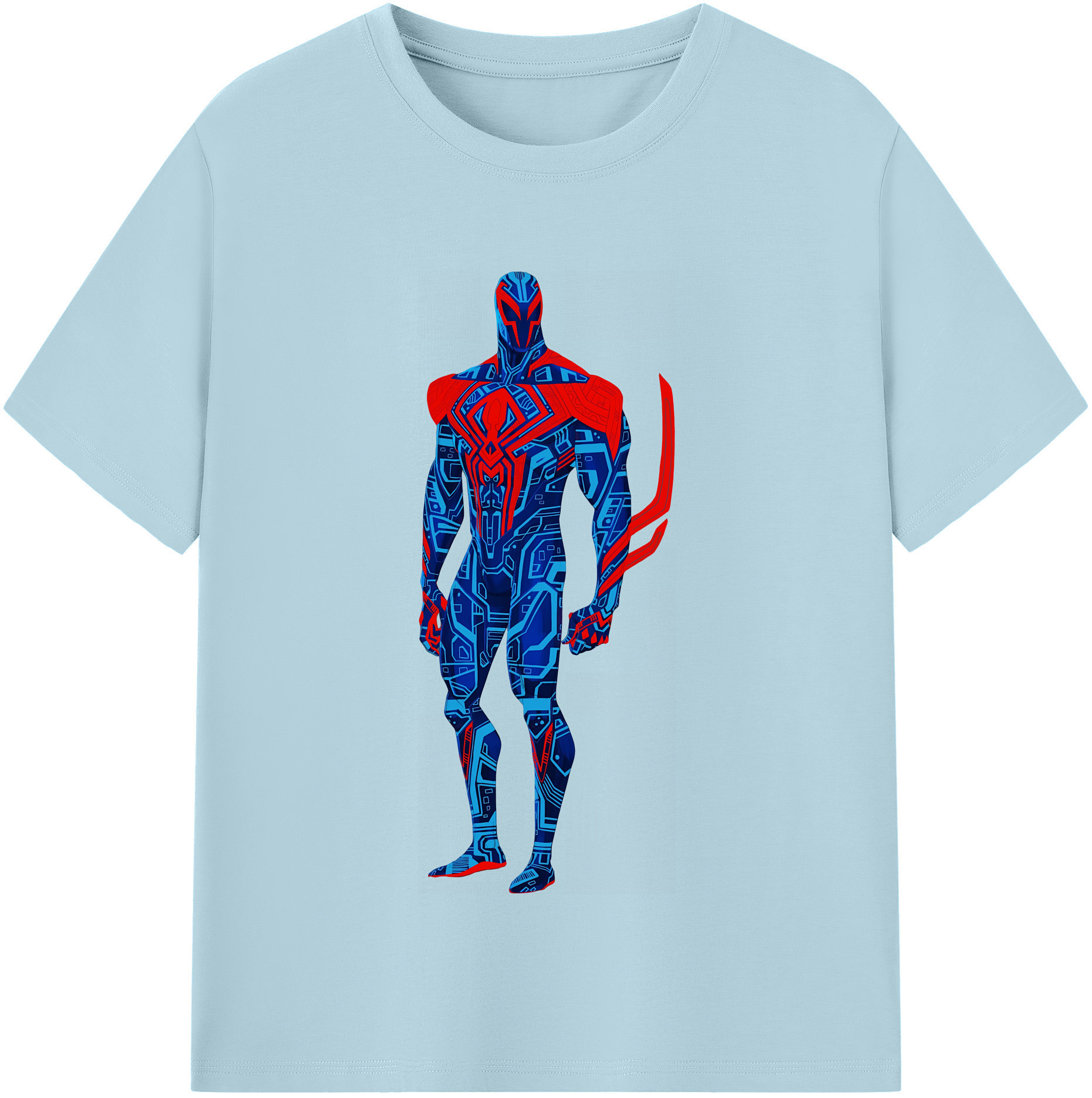 （画像用） Spider Man スパイダーマン 綿100％半袖Tシャツ（フロントプリント）